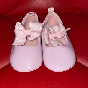 First Steps Pink Ballerina Shoes